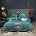 Hot sale cotton European design bed sheet set